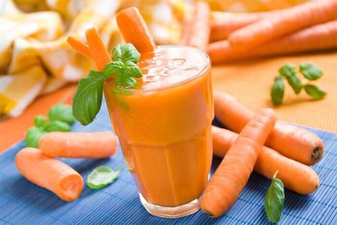 carrot-apple juice is indicated for pancreatitis