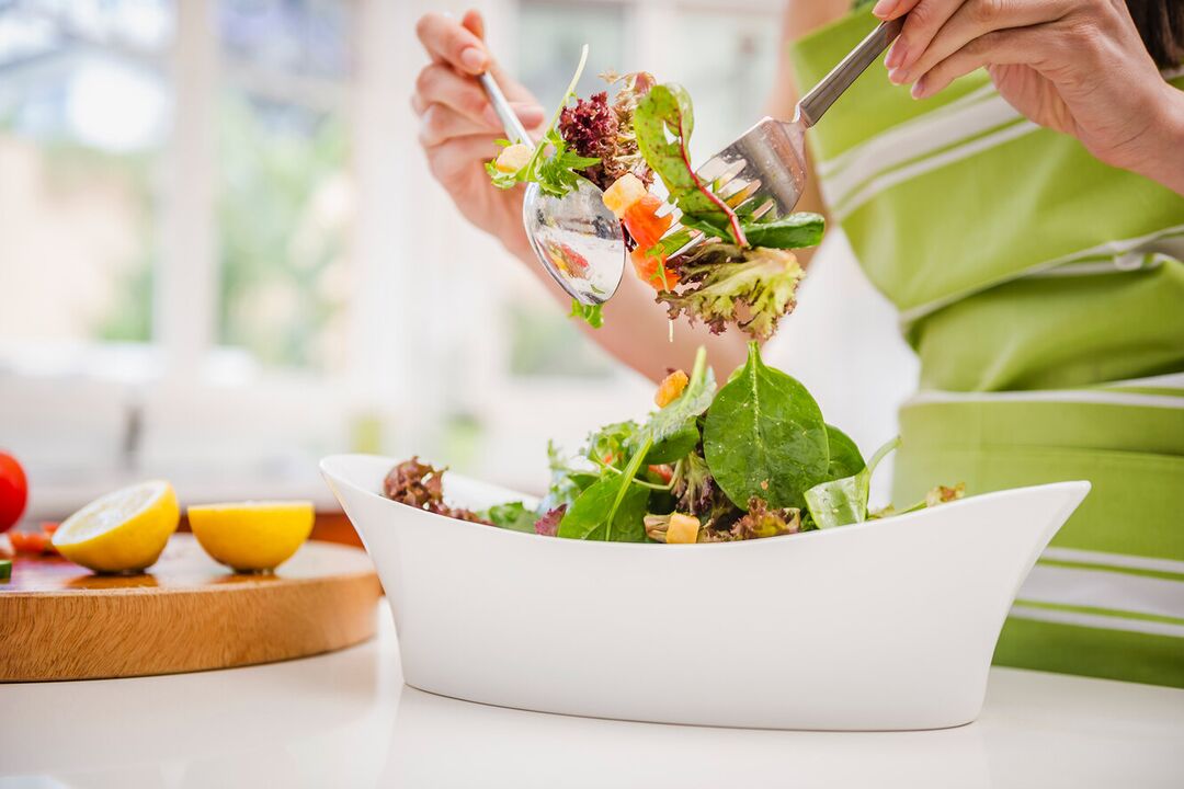 Organizing a balanced diet contributes to efficient weight loss in a week